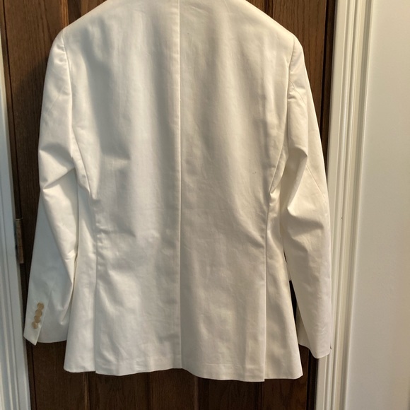 J Ferrar Brand Slim Fit White Sport Jacker - Picture 3 of 8